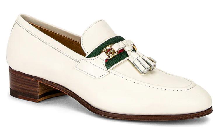 Lookbook (W) 구찌 심플 화이트 로퍼 (Gucci Simple White Loafer) 624316-1W610-9121