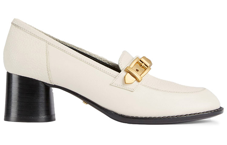 (W) Gucci Loafer Mid Heel 'Chain White' 圖 2