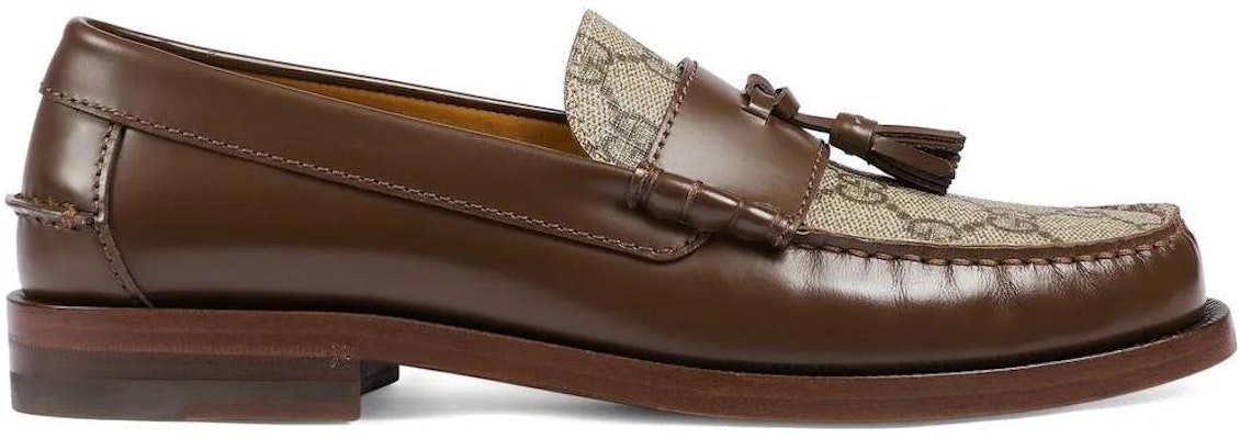 (Women) Gucci GG Supreme Canvas Loafers 'Tan Beige' 694866-17X30-2561 Order (Women) Gucci GG Supreme Canvas Loafers 'Tan Beige' 694866-17X30-2561