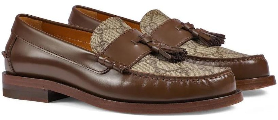 (Women) Gucci GG Supreme Canvas Loafers 'Tan Beige' 694866-17X30-2561 Lookbook (Women) Gucci GG Supreme Canvas Loafers 'Tan Beige' 694866-17X30-2561
