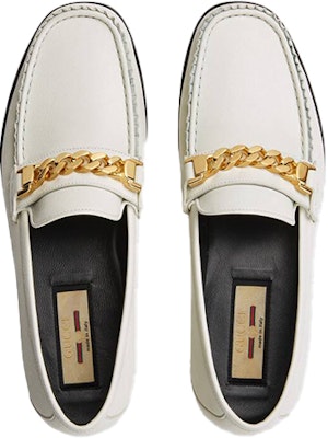 (W) 구찌 체인 로퍼 화이트 (Gucci Chain Loafer White) 645445-16M00-9050 Lookbook (W) 구찌 체인 로퍼 화이트 (Gucci Chain Loafer White) 645445-16M00-9050