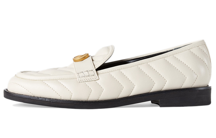 (Women) Gucci Loafer With Double G 'White' 670399-BKO60-9022
