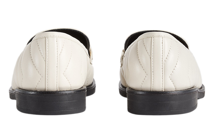 Purchase GUCCI 古馳 雙G 時尚休閒平底樂福鞋 女款 米白