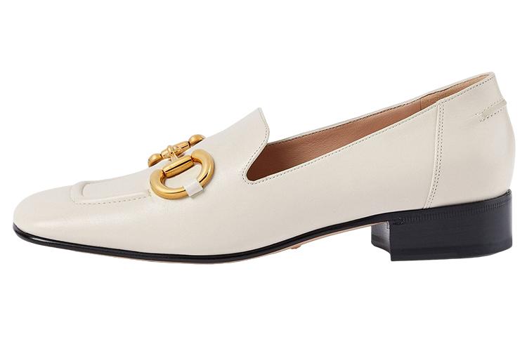 Buy (W) Gucci Loafer dengan Horsebit 'Putih' 700064-C9D00-9022