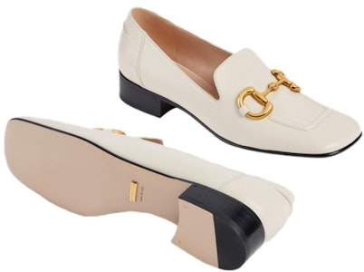 (W) 古驰马衔扣白色乐福鞋 700064-C9D00-9022 Purchase (W) 古驰马衔扣白色乐福鞋 700064-C9D00-9022