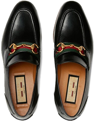 (Women) Gucci Loafer With Horsebit And Web 'Black' 660819-0G0P0-1060 Lookbook (Women) Gucci Loafer With Horsebit And Web 'Black' 660819-0G0P0-1060