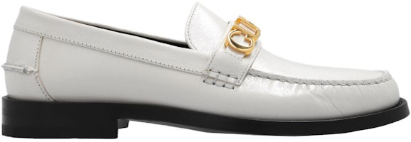 (W) Gucci Loafer Putih dengan Logo Metal Gucci 700036-D3V00-9022 Order (W) Gucci Loafer Putih dengan Logo Metal Gucci 700036-D3V00-9022