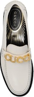 (W) Gucci Loafer Putih dengan Logo Metal Gucci 700036-D3V00-9022 Purchase (W) Gucci Loafer Putih dengan Logo Metal Gucci 700036-D3V00-9022