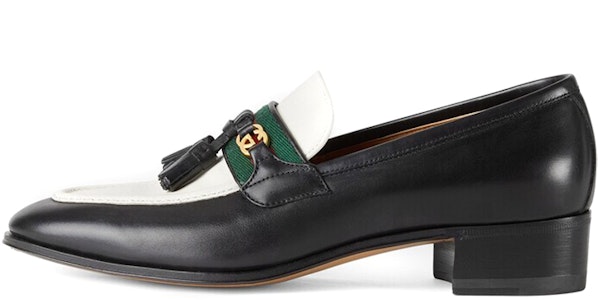 (W) Gucci Loafer dengan Web dan Interlocking G 'Hitam Putih' 674662-1W6B0-1170 Buy (W) Gucci Loafer dengan Web dan Interlocking G 'Hitam Putih' 674662-1W6B0-1170