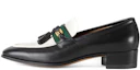 Buy (Women) Gucci Loafer with Web and Interlocking G 'Black White' 674662-1W6B0-1170