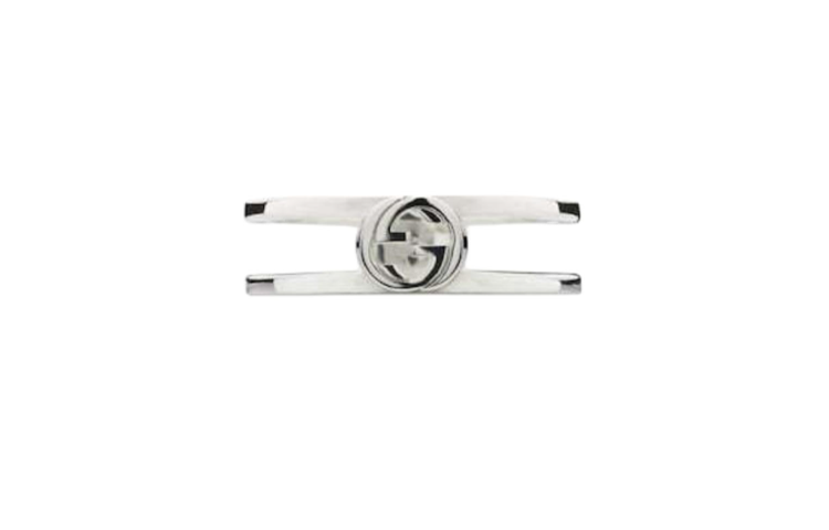 (Women) GUCCI Logo 925 Silver Ring for Women - Silver 797029J84008106 圖 3