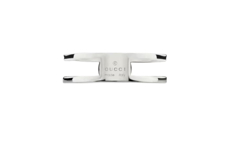 (Women) GUCCI Logo 925 Silver Ring for Women - Silver 797029J84008106 圖 4