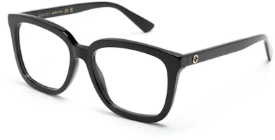 (Women) GUCCI Logo Acetate Square Optical Frame for Women - Black GG1319O (Women) GUCCI Logo Acetate Square Optical Frame for Women - Black GG1319O