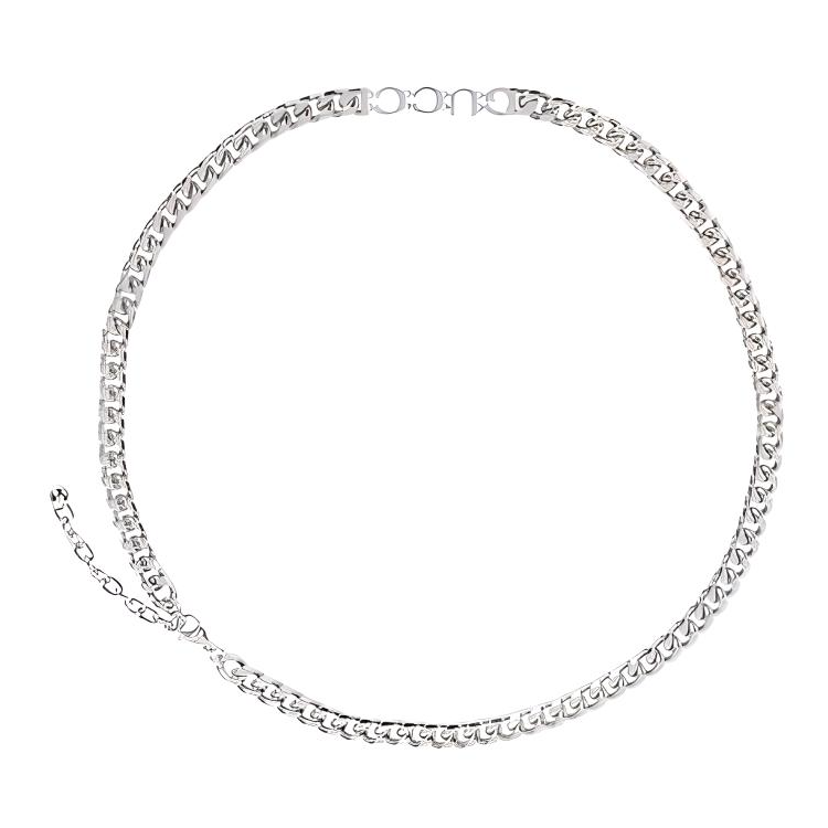 (Women) GUCCI Logo Brass Necklace  Silver. 796654I46010926NEWPALLADIO 圖 3