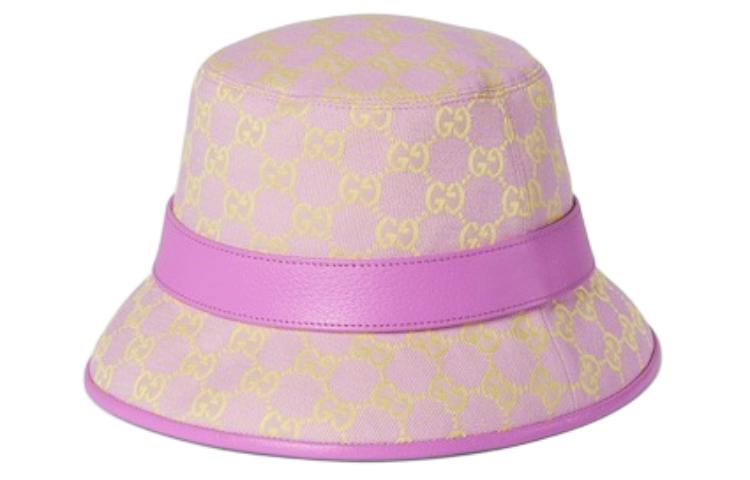 Lookbook (W) GUCCI 紫色標誌帆布漁夫帽 女款 7484764HG628772