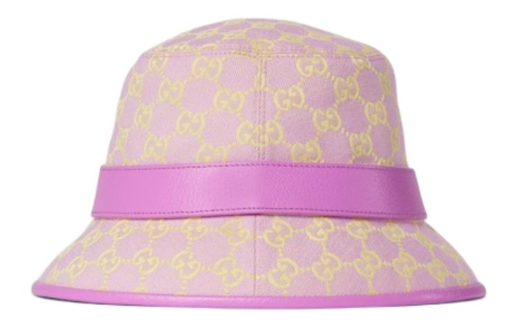 Shop (W) GUCCI 紫色標誌帆布漁夫帽 女款 7484764HG628772