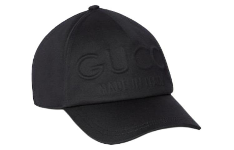 Lookbook (W) 구찌 로고 코튼 야구 모자 여성용 블랙 7804283HAZQ1000