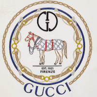 Sizing (W) Camiseta GUCCI Mujer Cuello Redondo Manga Corta Logo Bordado Blanco Roto. 748287-XJGDJ-9088