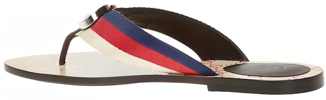 (Women) Gucci Logo Flip-Flops Brown 612138-H9020-9120 (Women) Gucci Logo Flip-Flops Brown 612138-H9020-9120