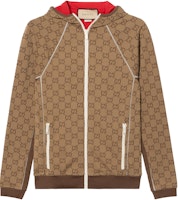 (Women) Gucci Logo Jacquard Hooded Jacket Multicolor 715527-XJETY-9742 (Women) Gucci Logo Jacquard Hooded Jacket Multicolor 715527-XJETY-9742