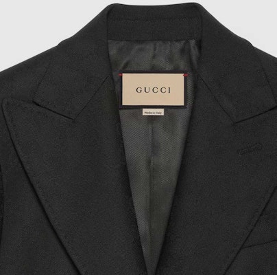 (W) GUCCI 標誌提花單排扣休閒西裝外套 女款 721089-ZAKF8-1000 Lookbook (W) GUCCI 標誌提花單排扣休閒西裝外套 女款 721089-ZAKF8-1000