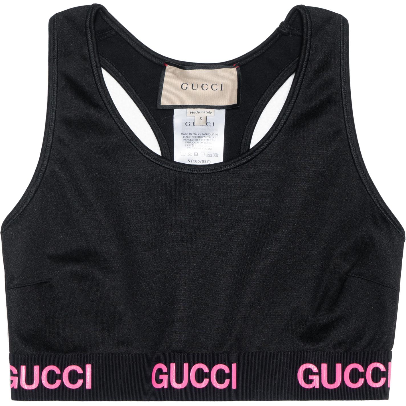 Order (W) GUCCI Camiseta Tejida con Logo Negra. 693086-XJDS5-1037