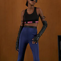 Details for (Women) GUCCI Logo Knit Camisole Black. 693086-XJDS5-1037
