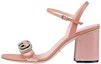 Buy (Women) Gucci Logo Leather Sandal 'Pink' 646554-2MO60-6860