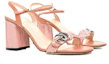 Order (Women) Gucci Logo Leather Sandal 'Pink' 646554-2MO60-6860