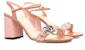 (Women) Gucci Logo Leather Sandal 'Pink' 646554-2MO60-6860