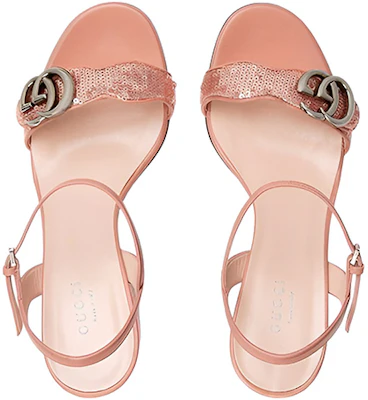 (Women) Gucci Logo Leather Sandal 'Pink' 646554-2MO60-6860 Lookbook (Women) Gucci Logo Leather Sandal 'Pink' 646554-2MO60-6860
