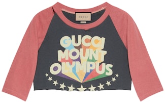 (Women) Gucci Logo Oversized Crew Neck Short Sleeve T-Shirt Women拼色 653290-XJDJY-1042 (Women) Gucci Logo Oversized Crew Neck Short Sleeve T-Shirt Women拼色 653290-XJDJY-1042