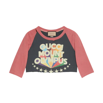 (Women) Gucci Logo Oversized Crew Neck Short Sleeve T-Shirt Women拼色 653290-XJDJY-1042
