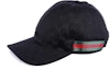 Buy (Women) GUCCI Logo Print Black Polyester Baseball Cap 200035DKQWBG1060