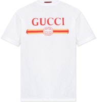 (Women) Gucci Logo Print Crew Neck White T-Shirt for Women 788093-XJGL7-9074 (Women) Gucci Logo Print Crew Neck White T-Shirt for Women 788093-XJGL7-9074