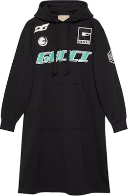 (W) Gucci 經典印花連帽長袖洋裝 黑色 772304-XJGCJ-1043 Buy (W) Gucci 經典印花連帽長袖洋裝 黑色 772304-XJGCJ-1043