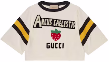 (Women) Gucci Logo Print Loose Fit Short Sleeve T-Shirt Off-White 753579-XJFUH-9150 (Women) Gucci Logo Print Loose Fit Short Sleeve T-Shirt Off-White 753579-XJFUH-9150