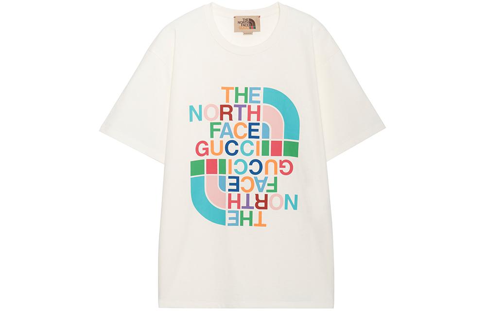 (Women) Gucci Logo Print Short Sleeve T-shirt SS23 Off-White 615044-XJDYV-9095