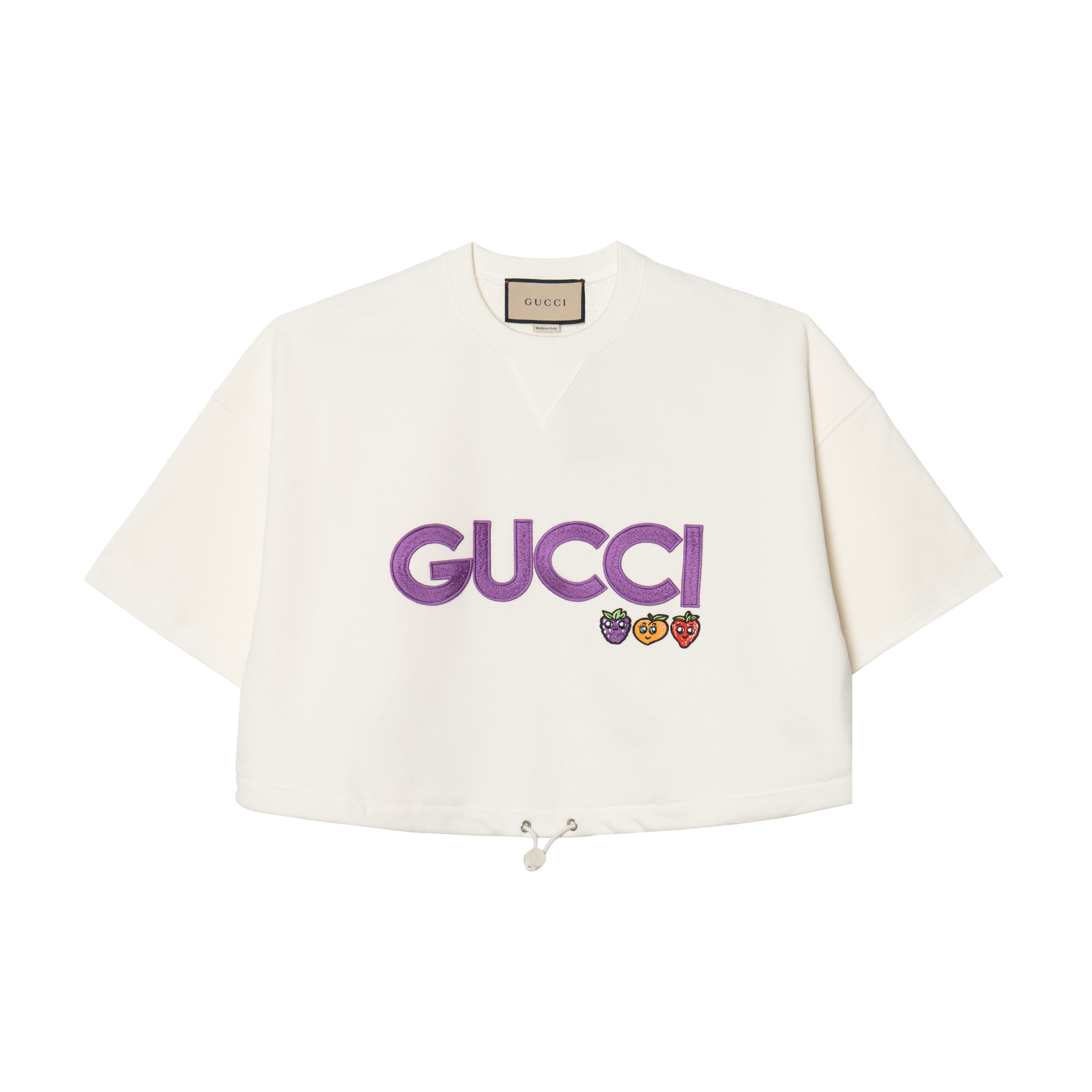 (Women) Gucci Logo Print Short Sleeve T-Shirt SS24 Off-White 773722-XJF8P-9088