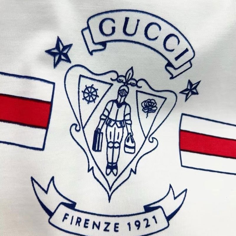 (Women) GUCCI Logo Print SS25 Regular T-Shirt White 813753-XJG5V-9214 圖 5
