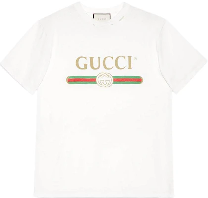 (Women) Gucci Logo Print White T-Shirt 457095-X5L89-9234 Buy (Women) Gucci Logo Print White T-Shirt 457095-X5L89-9234