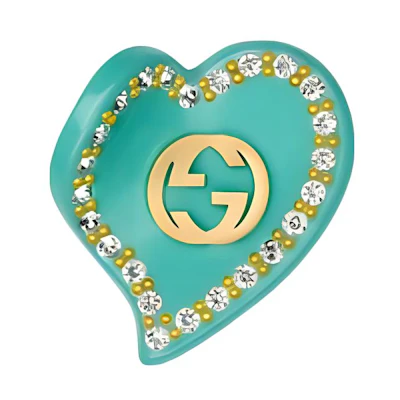 (Women) GUCCI Logo Resin Hair Clip for Women - Green 753884I98758519