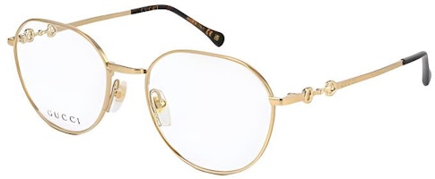 (Women) GUCCI Logo Round Optical Glasses Women’s Gold/Brown Metal Frame. GG1336O (Women) GUCCI Logo Round Optical Glasses Women’s Gold/Brown Metal Frame. GG1336O
