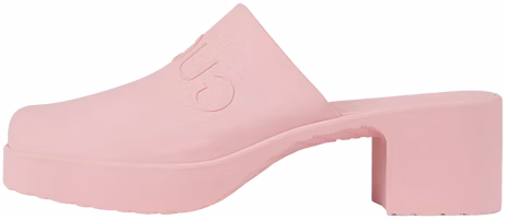 (Women) Gucci Logo Rubber Mule 'Pink' 725899-J8700-5815 (Women) Gucci Logo Rubber Mule 'Pink' 725899-J8700-5815