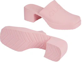 Purchase GUCCI古馳 橡膠露跟包頭 時尚涼拖 5.8cm 女款 粉色