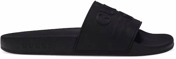 (Women) Gucci Logo Rubber Slide 'Black' 525140-JCZ00-1031 (Women) Gucci Logo Rubber Slide 'Black' 525140-JCZ00-1031