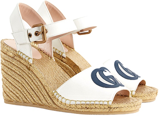 (Women) Gucci Logo Wedge Sandal 'White' 658629-C9DS0-9080 Order (Women) Gucci Logo Wedge Sandal 'White' 658629-C9DS0-9080