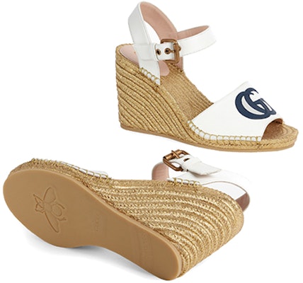 (W) Sandal Wedges Logo Gucci 'Putih' 658629-C9DS0-9080 Shop (W) Sandal Wedges Logo Gucci 'Putih' 658629-C9DS0-9080