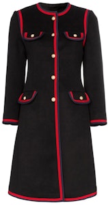 (W) Gucci Mantel Panjang Wol Hitam 544855-ZHW03-1152 Buy (W) Gucci Mantel Panjang Wol Hitam 544855-ZHW03-1152