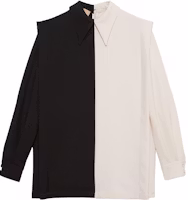 (Women) Gucci Love Parade 2023 Pre-Spring Colorblock Zip-Up Sunscreen Shirt Black/White 722213-ZALNN-9248 (Women) Gucci Love Parade 2023 Pre-Spring Colorblock Zip-Up Sunscreen Shirt Black/White 722213-ZALNN-9248